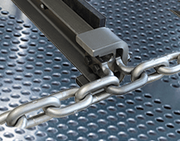 Round link chains - fastening elements